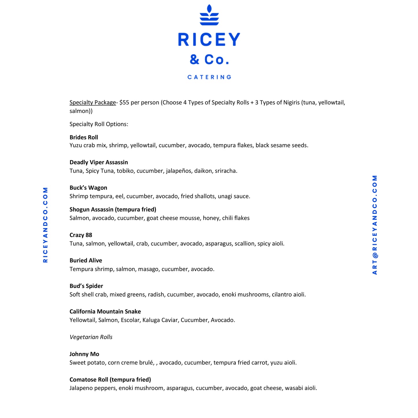 RICEY & CO SUSHI